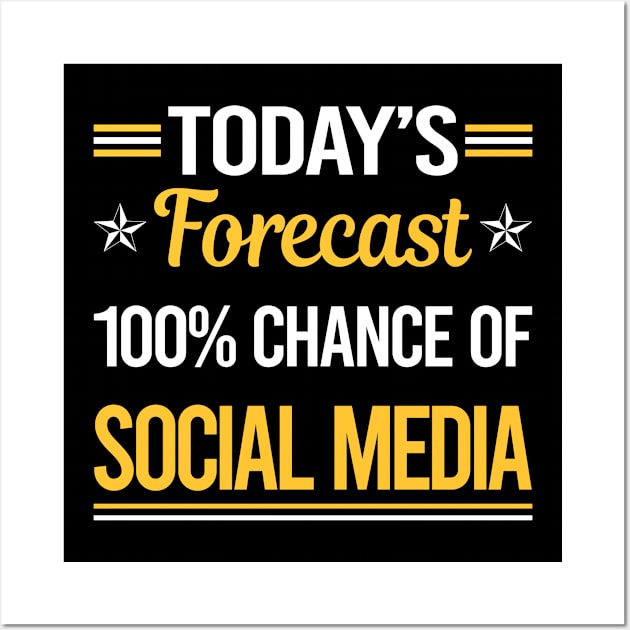 Today Forecast Social Media Wall Art by symptomovertake